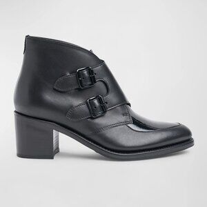 The Office of Angela Scott Miss Joan Mid-Heel Bootie *41* *NWT*